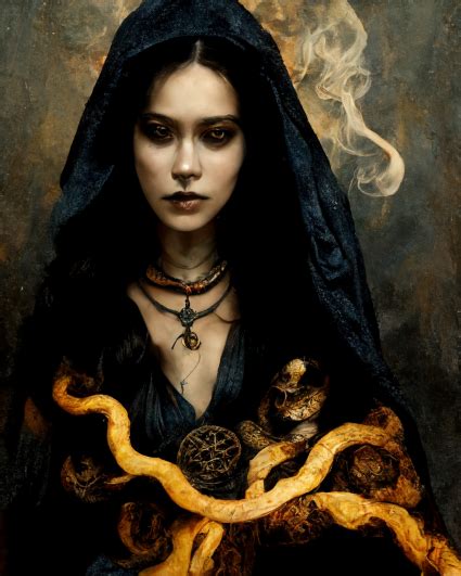 Enchanting sorceress amulet